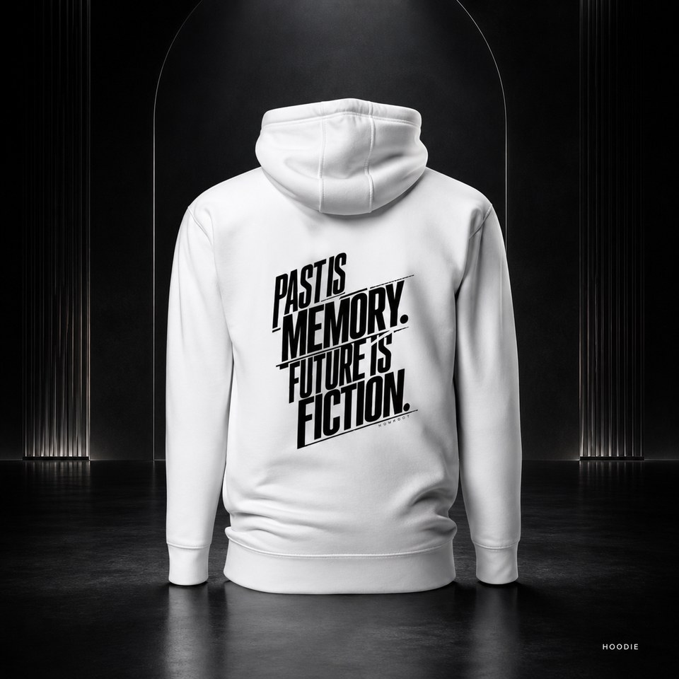 NOWROOT hoodie back print preview